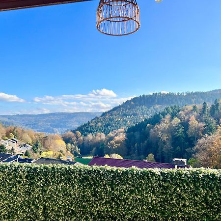 Wohnen Im Schwarzwald Mit Panoramablick Apartment Бад Хереналб Екстериор снимка